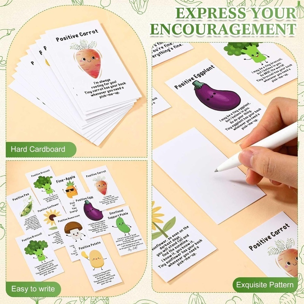 POSITIVE PICKLE Brooch Pin + Affirmation Card Set, Green, Gold - Picture 13 of 17